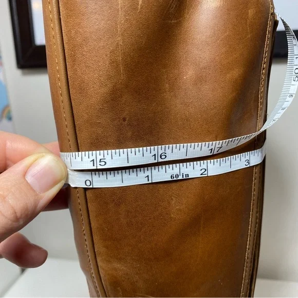 Fly London| Brown Leather Heeled Round Toe Boots With Zippers - Picture 13 of 17